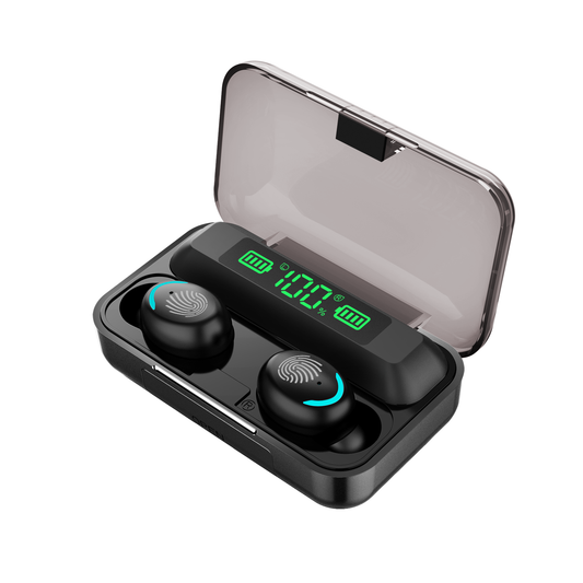Wireless Earbuds, Bluetooth 5.1 Headphones with Charging Case - 88Hrs Play Time - Cell Phones Charging Function, Built-in Microphone IPX5 Waterproof Earphone for iOS/Android